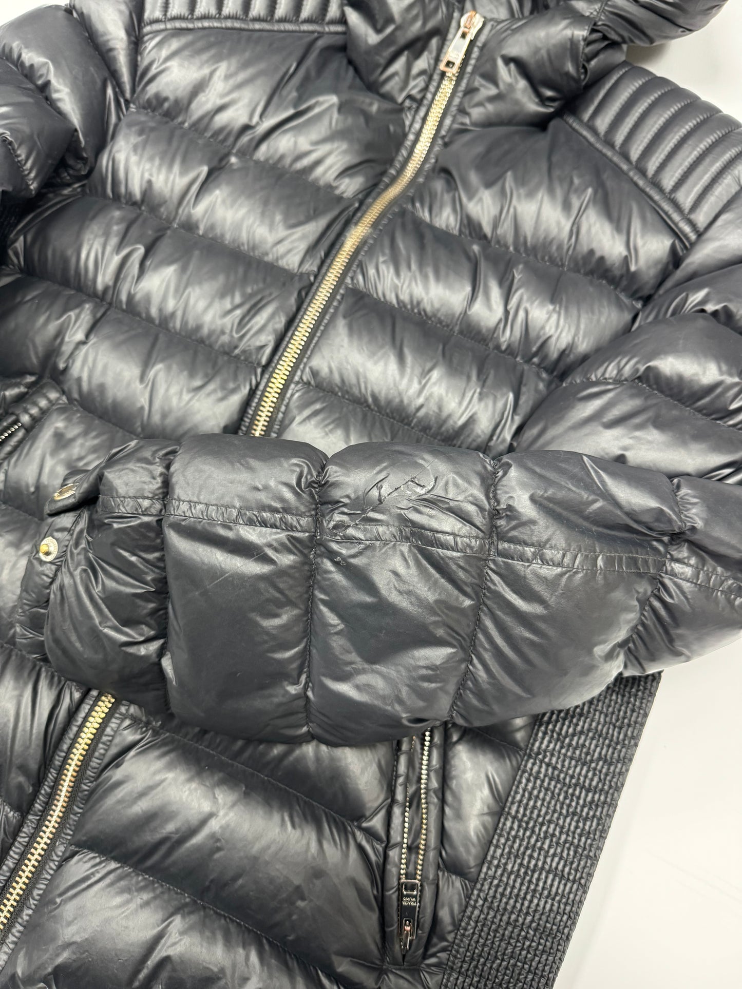 Prada Milano biker style down jacket (L)