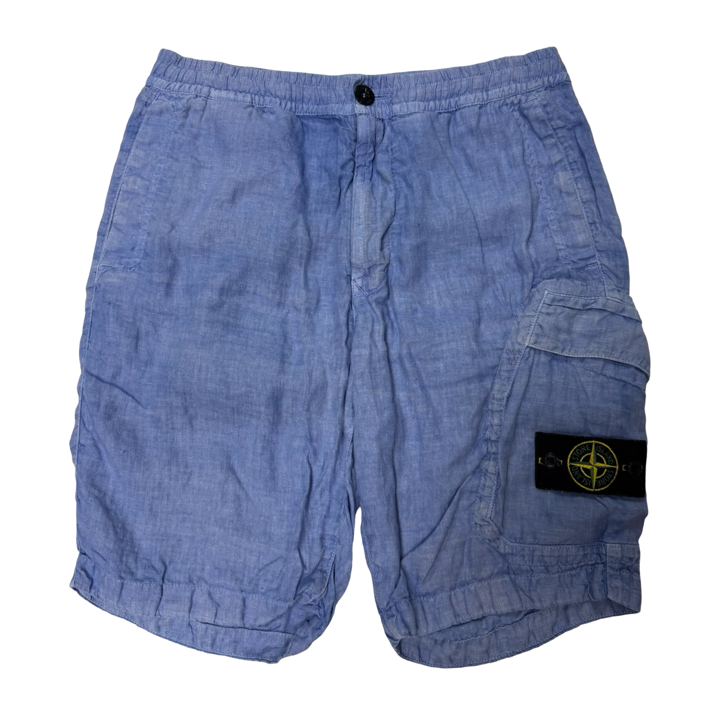 Stone island linen cargo shorts (31W)