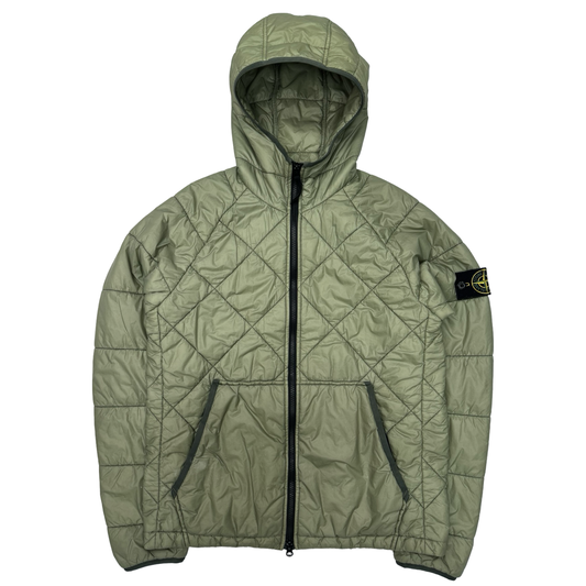 Stone island garment dyed padded jacket (M)