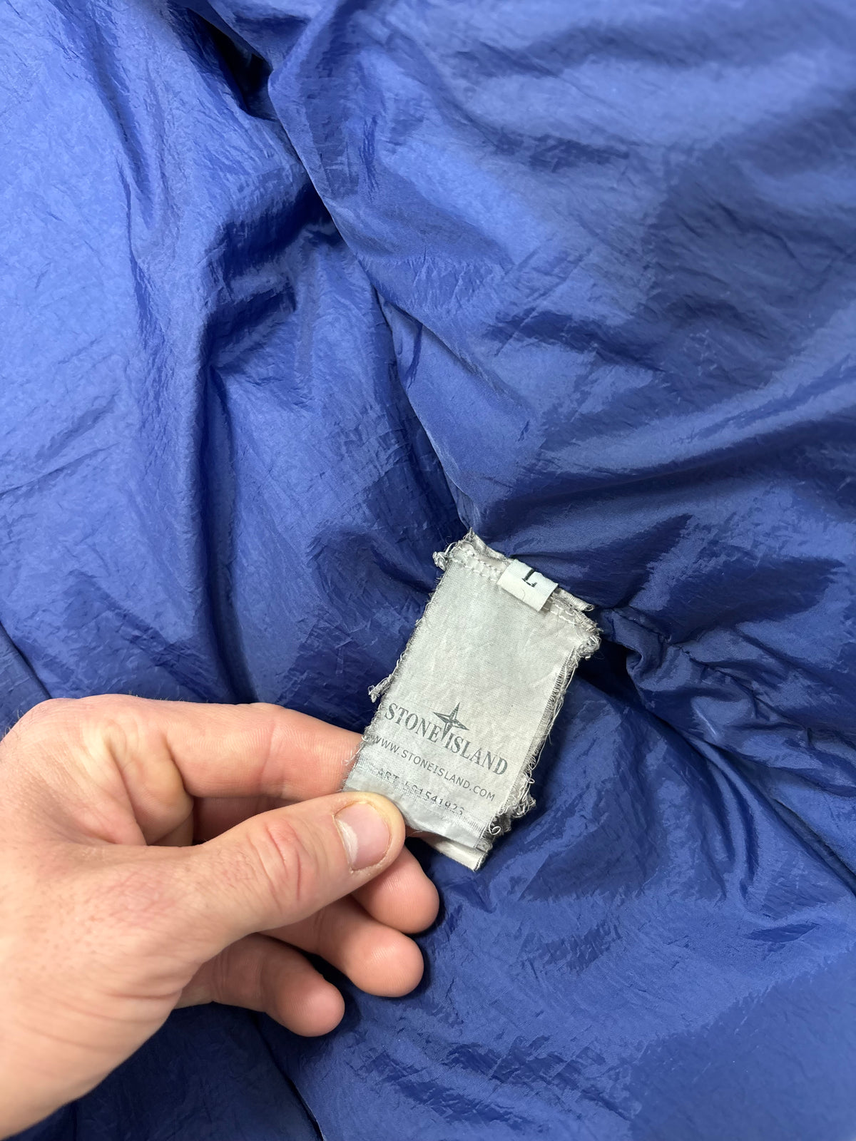 Stone island garment dyed down jacket (L)