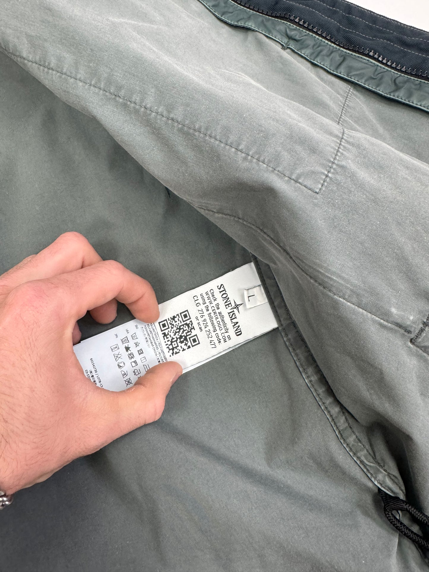 Stone island mussola gomatta jacket (L)