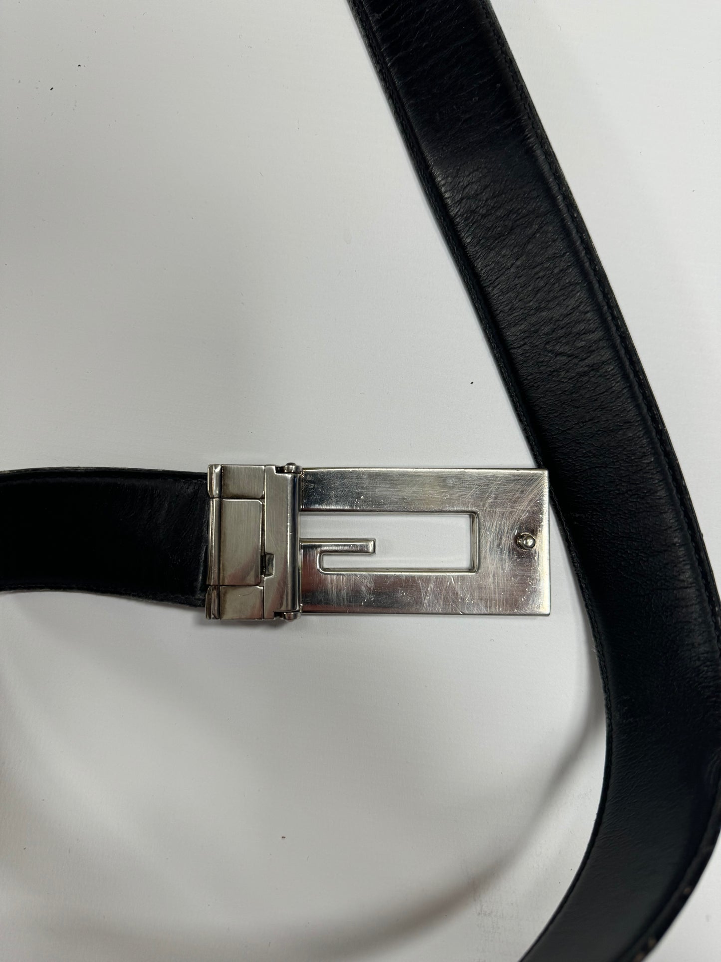 Gucci G buckle belt (S)