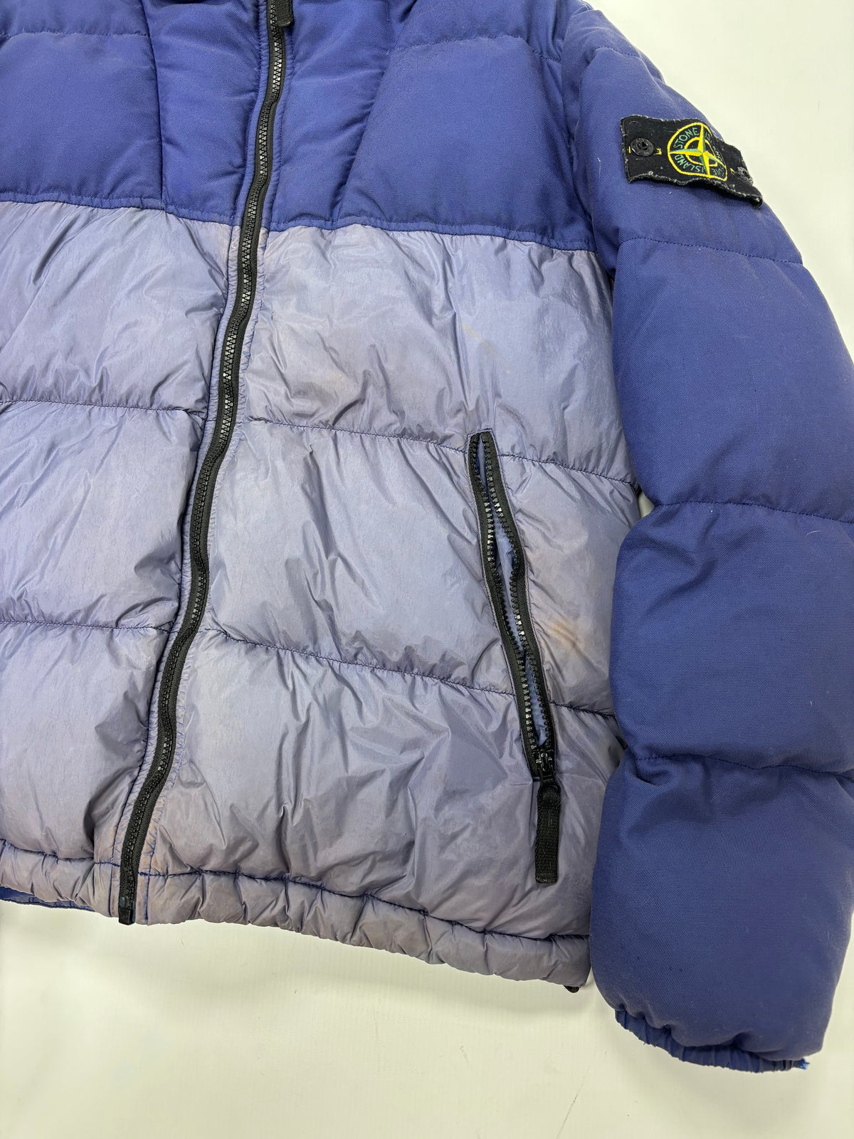 Stone island garment dyed down jacket (L)