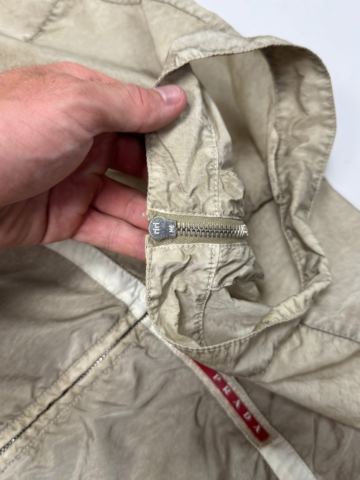 Prada sport nylon zip up jacket (M)