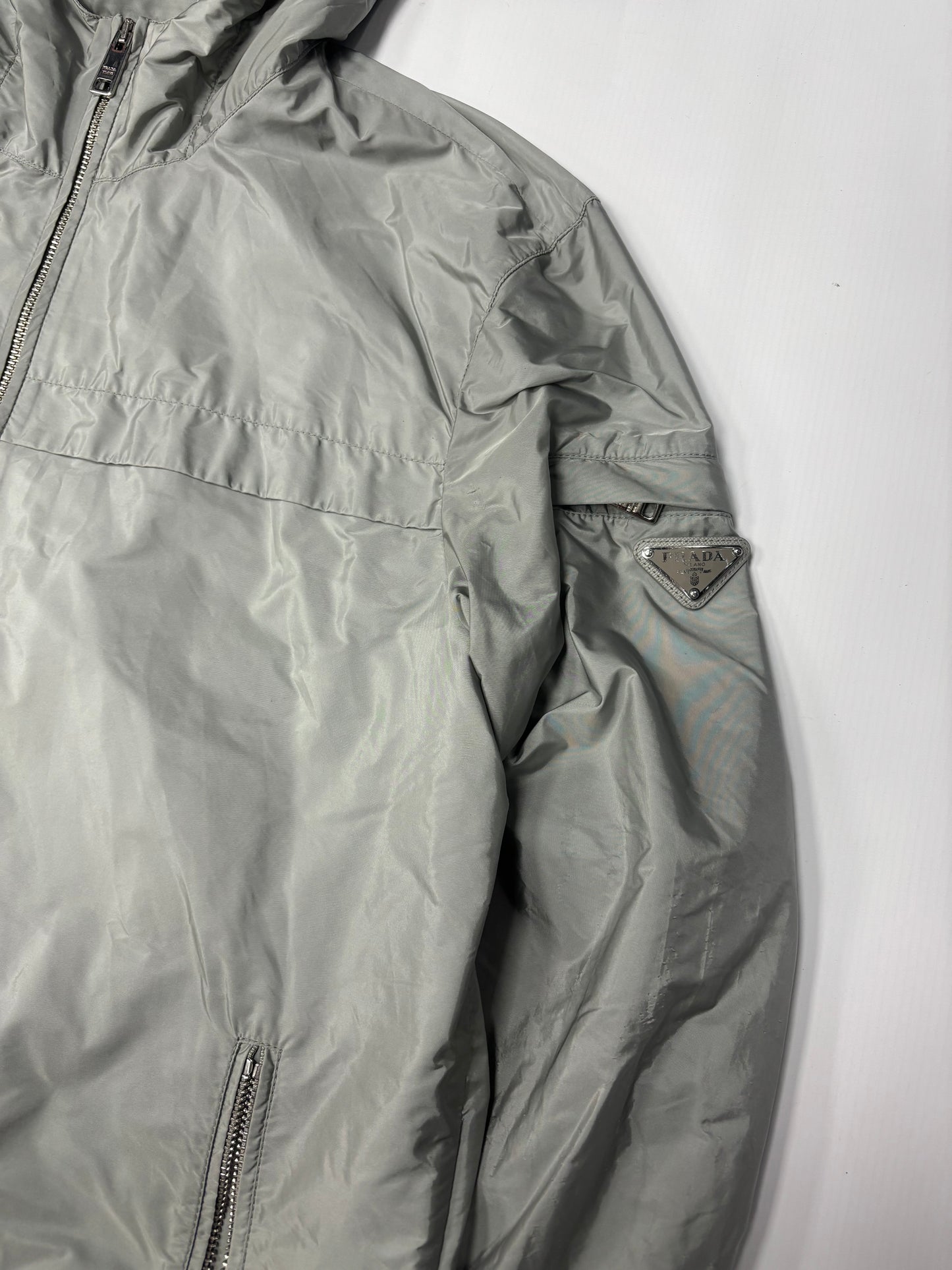 Prada Milano nylon windbreaker (L)