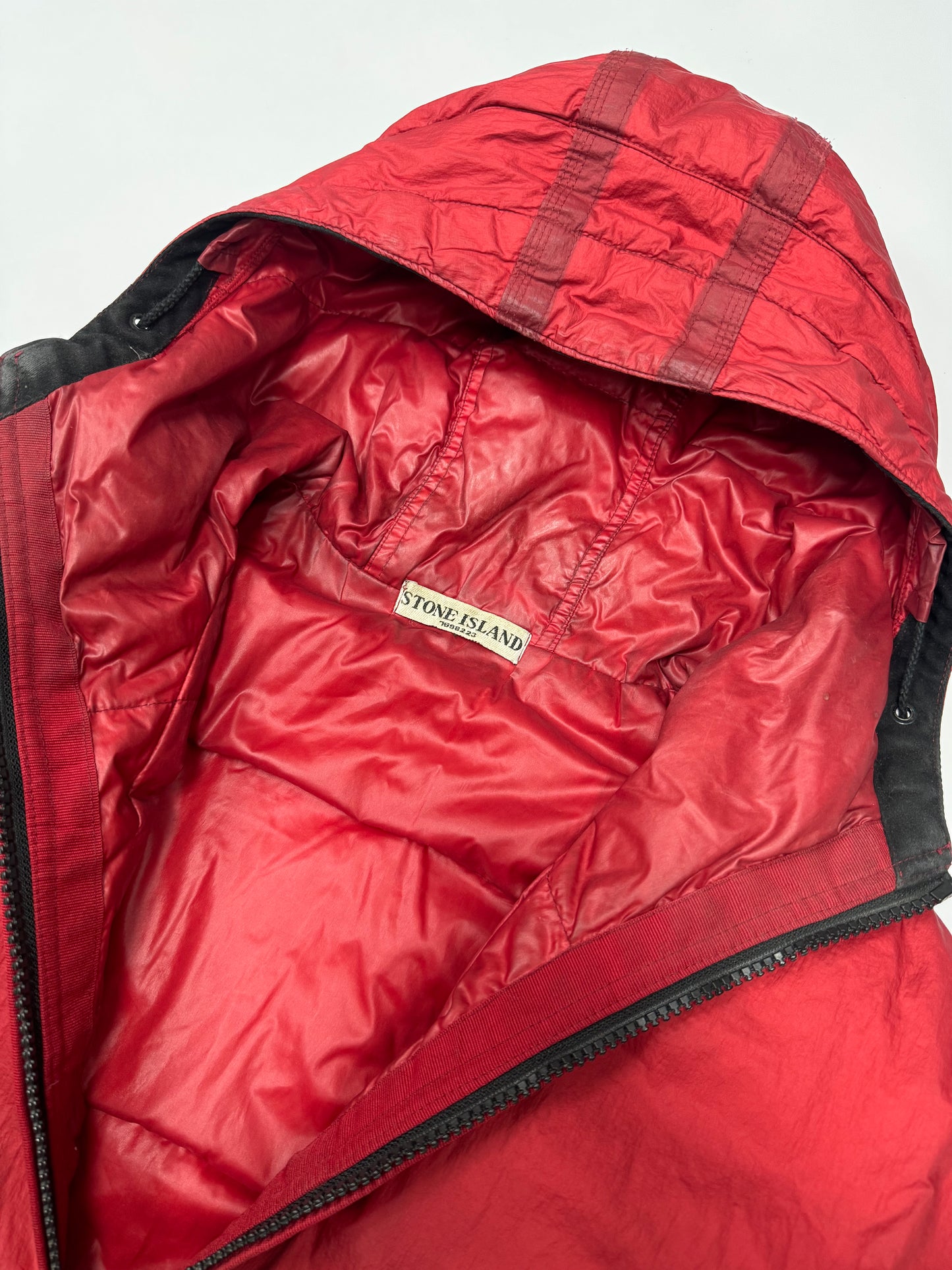 Stone island goose down jacket (M)